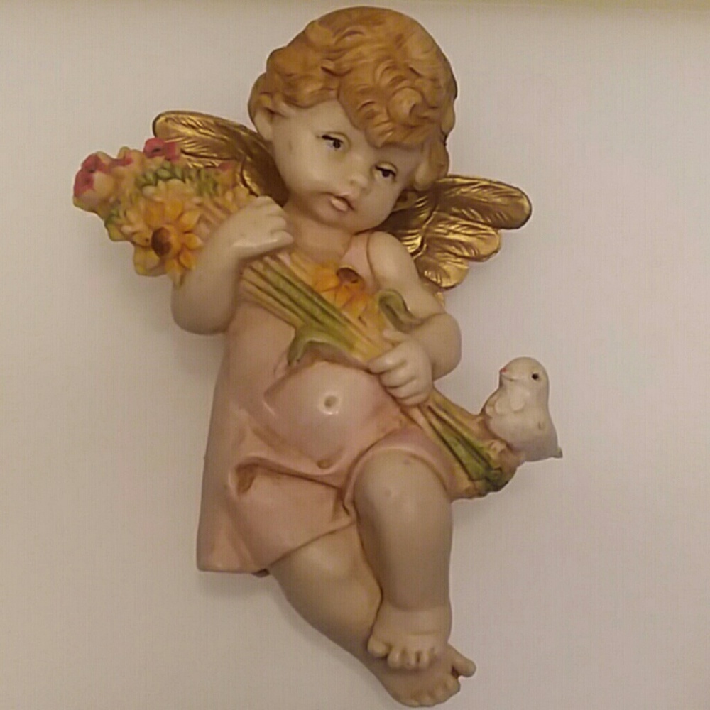 Angel with Flowers